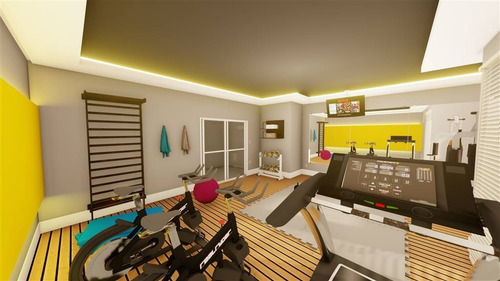 Imagem 3 de 22 de Apartamento, 1 Dorms Com 55.59 M² - Caiçara - Praia Grande - Ref.: Cg103 - Cg103