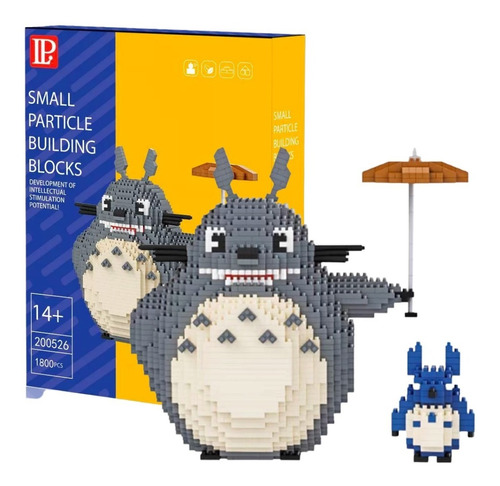 Mi Vecino Totoro Ghibli Set Bloques Armables 3d Mini Blocks 
