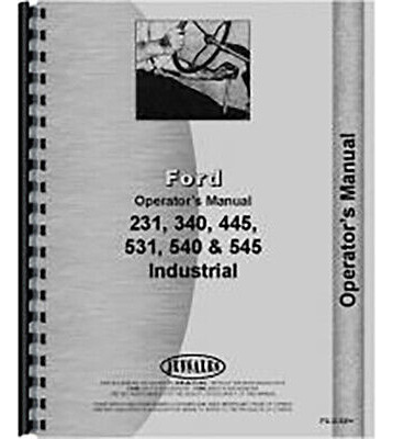 New Operators Manual Fits Ford 445 Tractor Cca