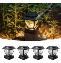 Comprar Luces De Poste Para Exteriores Con Tapa Solar, Luz De Poste 