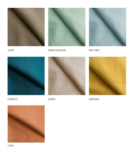 4 Fundas De Almohada | King Size | 2 Colores A Color Avena - Cobalto Liso