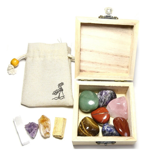 Set De Reiki 7 Chakras Palo Santo Amatista Yoga Meditación