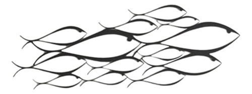 Escultura De Pared De De Metal, Adorno Decorativo 43cmx15cm