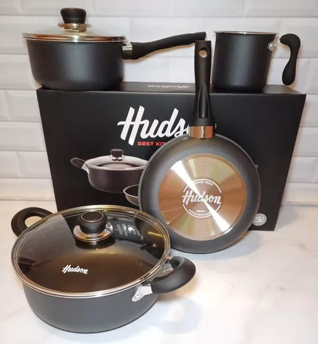Batería De Cocina Antiadherente Cerámico Hudson 7 Piezas – Hudsonkitchenware