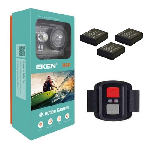 Cámara deportiva Eken H9R Plus 4K negra