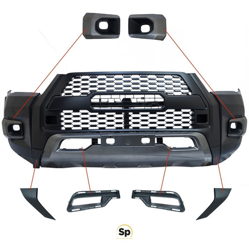 Body Kit De Conversión Para Hilux 2021 A Rocco 2021 Nuevo!