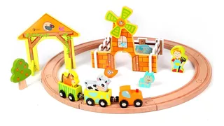 Tren De Madera Con Vias Para Armar Como Thomas Classic World