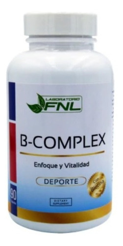 B Complex 500mg 90 Cap Vitaminas Esenciales