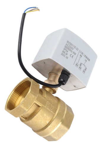 Ac220v Dn50, 2 Pulgadas, 2 Vías, 3 Cables, Latón Eléctrico