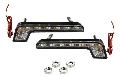 8 Led Drl Luz De Conducción Diurna Del Coche A