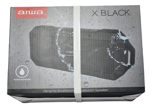 Parlante Bluetooth Speaker Aiwa X Black Resistente Al Agua