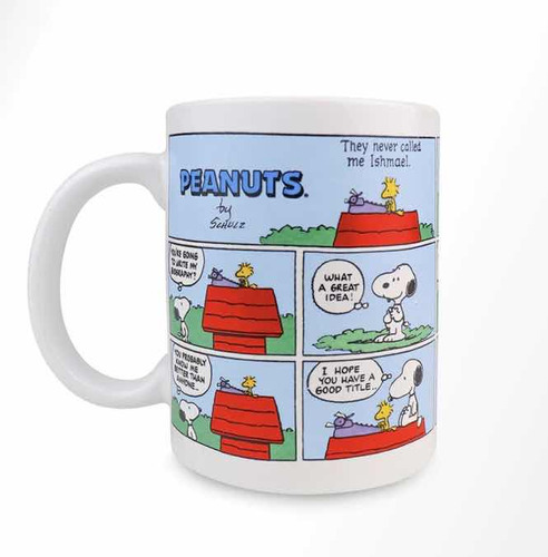 Taza De Cerámica Snoopy Historieta Snoopy Peanuts 325ml