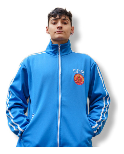 Campera Deportiva Rettro Alemania Oriental Ddr 1970s!