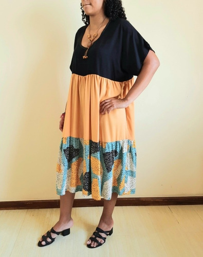 Imagem 4 de 6 de Vestido Feminino Tecido Médio Rita