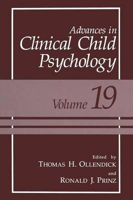 Libro Advances In Clinical Child Psychology - Thomas H. O...