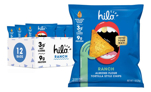 Hilo Life Bolsas De Aperitivos Con Chips De Tortilla Bajas E