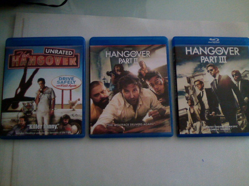 Blu Ray The Hangover Part I, Ii & Iii. Excelente Estado