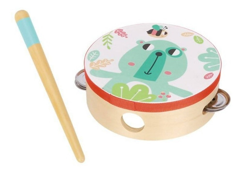 Imagem 4 de 7 de Caixa De Musica Animais Xilofone Pandeiro Chocalho Tooky Toy