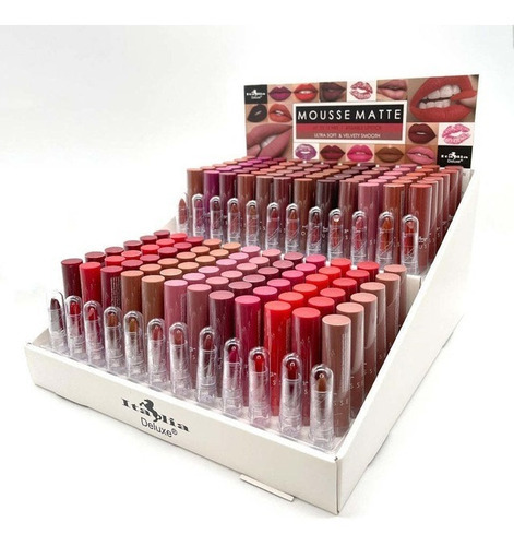 Labial Italia Mousse Matte Individual Acabado Mate Color 10 10 Temptress