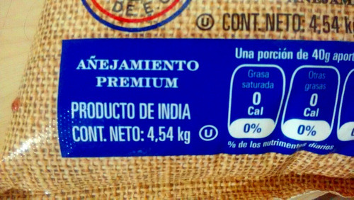 Arroz Basmati Royal Sin Gluten Premium Desde Himalaya 4.5 Kg
