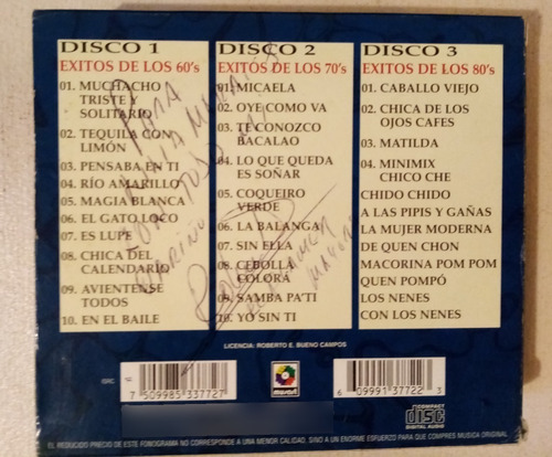 Cd Coleccion De Oro Los Flamers 3 Cds (Usado)
