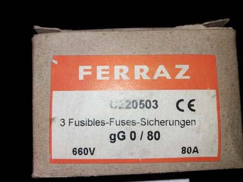 Fusible Nh00 Nh1 Nh2, Tipo Botella. Todas Las Tallas.