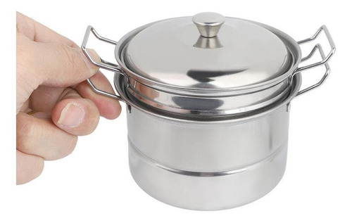 Mini Olla De Cocción Al Vapor Portátil De Acero Inoxidable