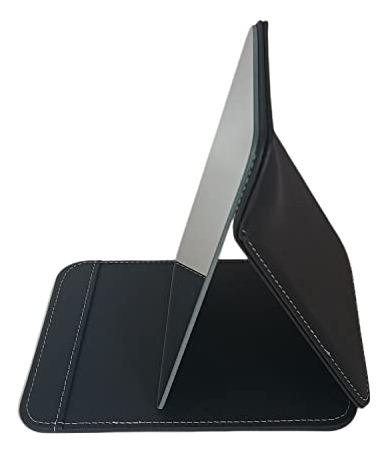 Espejo De Viaje Plegable Con Soporte Ajustable Negro