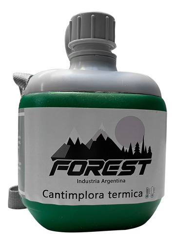 Cantimplora Termicas Forest 600ml Irrompible Tira Ajustable