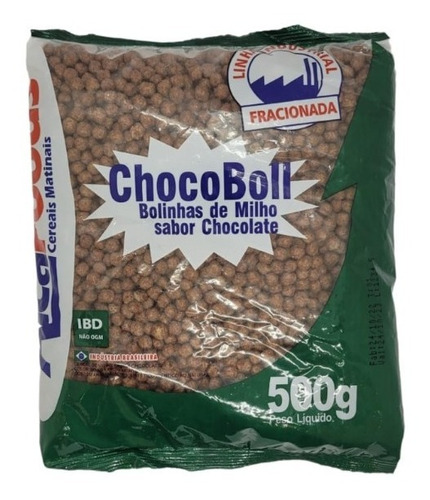 Cereal Chocoboll Tipo Nescau Ball Embalagem Economico 500g