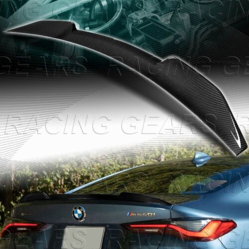 M4 Style Real Carbon Fiber Trunk Spoiler Wing Fit 21-22  Mmi