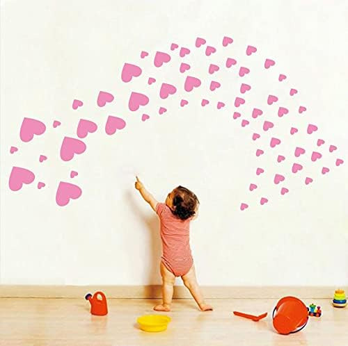 Anfrjji Pegatinas De Pared Con Forma De Corazón - Calcomanía