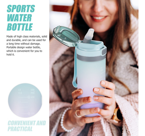Botella De Agua De 64 Onzas, Copa Deportiva, Versión Coreana