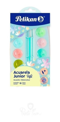 Acuarela Junior X12 Colores Pastel Pelikan