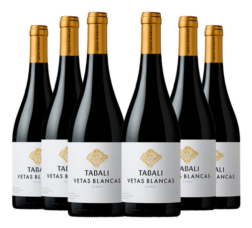 6 Vinos Tabali Vetas Blancas Syrah