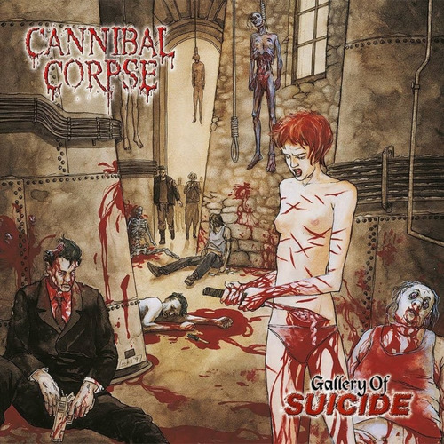 Vinilo Nuevo Cannibal Corpse Gallery Of Suicide Lp 180 Gr