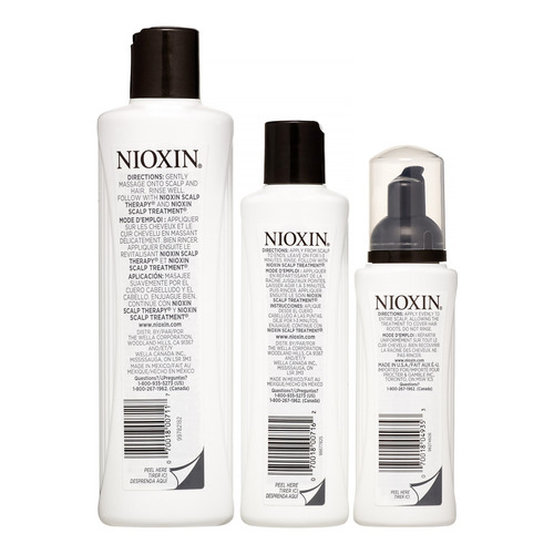 Set De Inicio 3 Piezas Nioxin System 2, Para Cabello