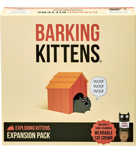 Juego De Expansión Barking Kittens - Un Juego De Cartas De R