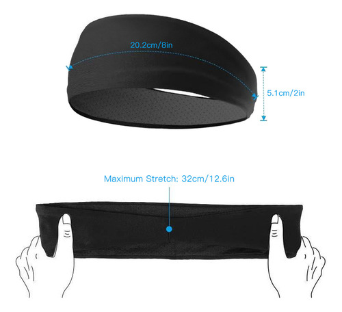 Diadema Deportiva Antideslizante, Diadema Elástica For El S