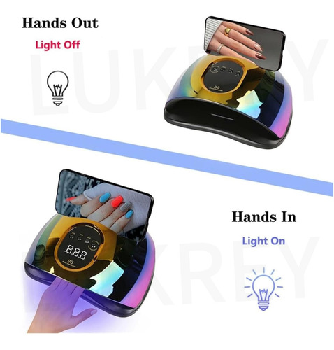 D9 Lámpara Uv Led Para Uñas 150w 57led, Secador De Uñas