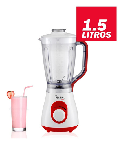 Licuadora Trubo 1.5 Litros C/ Jarra Plastico 220v Pektra    