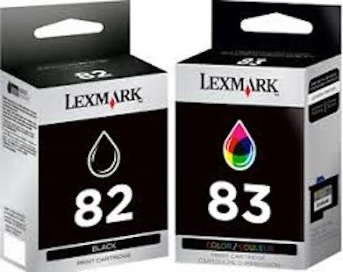 Cartuchos Lexmark 82 Negro + 83 Color Originales