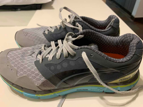 Zapatillas Puma Faas Color Gris Talle 36 1/2 Ultra Livianas!