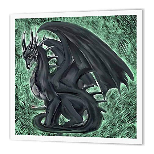 3drose Ht_4147_3 Night Dragon - Transferencia Térmica Termoa