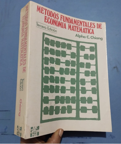 Libro Métodos Fundamentales De Economía Matemática  Chiang 