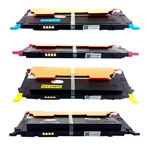 Kit 4 Cores Toner Compatível Com Clx-3185fw Clp-325w Clp-320