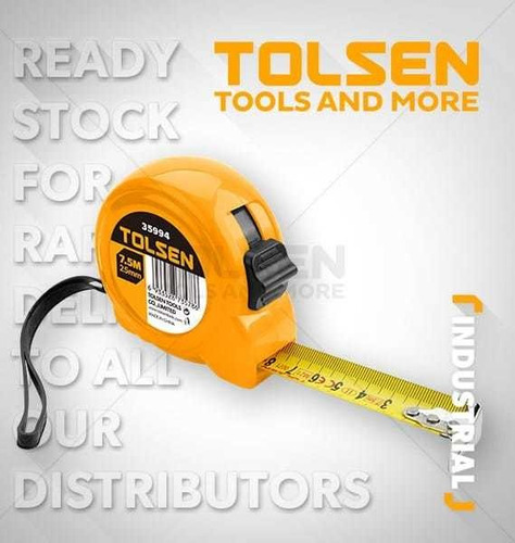 Cinta Métrica Tolsen Profesional 3metros × 16mm