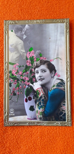 Antigua Postal Romantica Francesas Año 1930