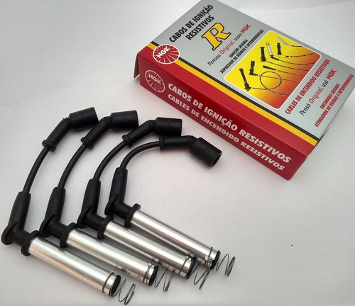 Imagen 2 de 10 de Kit Cables+bujias Ngk Chevrolet Prisma 12/ Onix 1.4 Cuotas