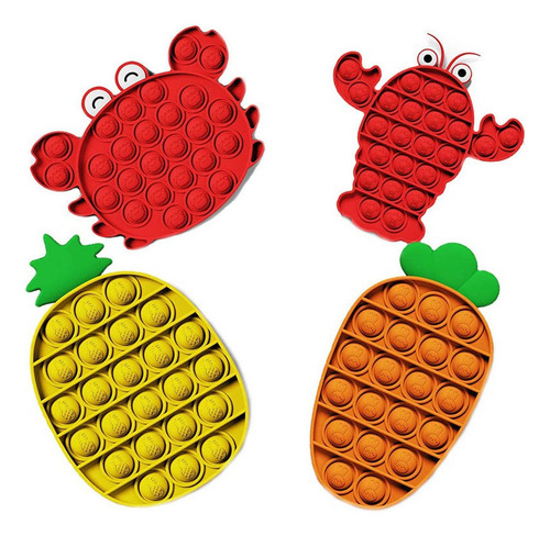Juego Pop It Bubble Pop Pop Fidget Puzzle Sens Juego De 7 Pi